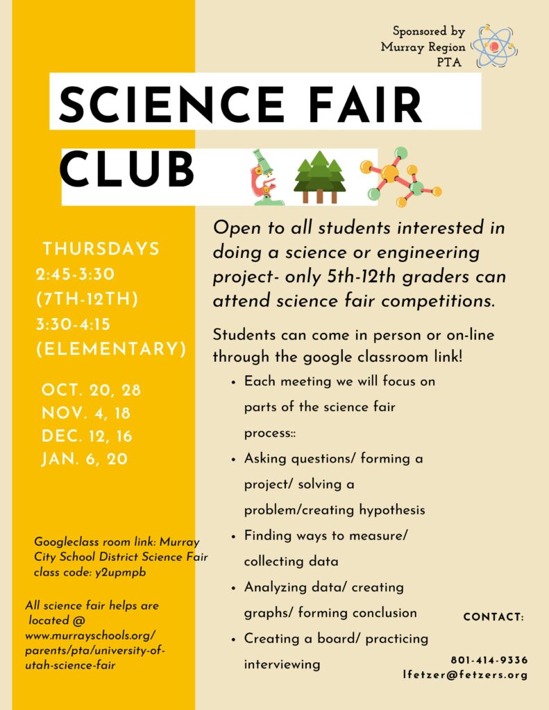 flyer on science fair