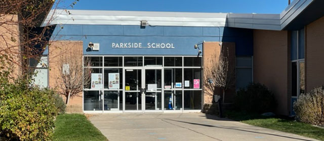 front of parkside elementary