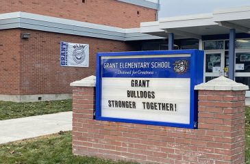 Front of Grant Elementary School